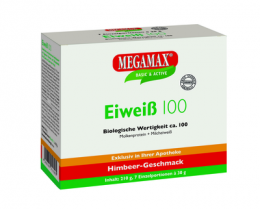 EIWEISS 100 Himbeer Megamax Pulver 7X30 g