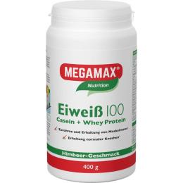EIWEISS 100 Himbeer Quark Megamax Pulver 400 g