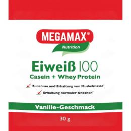 EIWEISS 100 Vanille Megamax Pulver 30 g