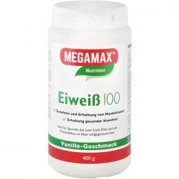 EIWEISS 100 Vanille Megamax Pulver 400 g