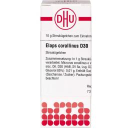 ELAPS corallinus D 30 Globuli 10 g