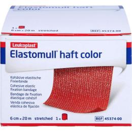 ELASTOMULL haft color 6 cmx20 m Fixierb.rot 1 St.