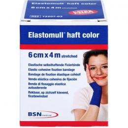 ELASTOMULL haft color 6 cmx4 m Fixierb.blau 1 St.