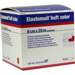 ELASTOMULL haft color 8 cmx20 m Fixierb.rot 1 St.