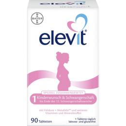 ELEVIT 1 Kinderwunsch & Schwangerschaft Tabletten 90 St. (97,5 g)