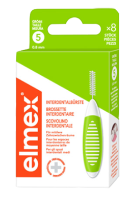 ELMEX Interdentalbrsten ISO Gr.5 0,8 mm grn 8 St