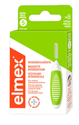 ELMEX Interdentalbürsten ISO Gr.5 0,8 mm grün 8 St