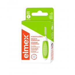 ELMEX Interdentalbürsten ISO Gr.5 0,8 mm grün 8 St Zahnbürste