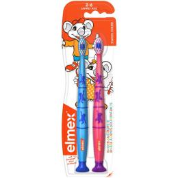 ELMEX Kinder Zahnbürste Duo Pack 2 St.