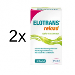 ELOTRANS reload Elektrolyt-Pulver Apfel Btl. 2 x15 St.