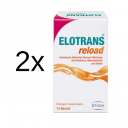 ELOTRANS reload Elektrolyt-Pulver m.Vitaminen Btl. 2 x 15 St.