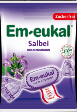 EM EUKAL Bonbons Salbei zuckerfrei 75 g