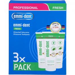 EMMI-DENT Ultraschall Zahncreme fresh Set 3 St.