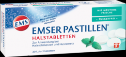 EMSER Pastillen mit Mentholfrische zuckerfrei 30 St