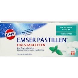 EMSER Pastillen mit Mentholfrische zuckerfrei 30 St.