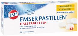 Emser Pastillen ohne Menthol zuckerfrei 30 St Lutschtabletten