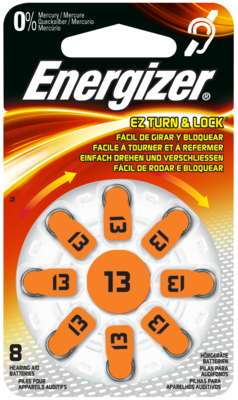 ENERGIZER Hrgertebatterie 13 8 St