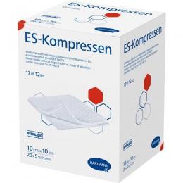 ES-KOMPRESSEN steril 10x10 cm 12fach Großpackung 100 St.