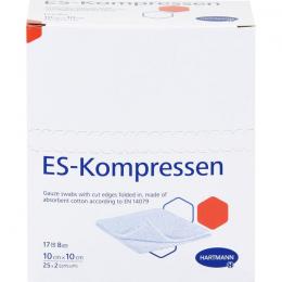 ES-KOMPRESSEN steril 10x10 cm 8fach 50 St.