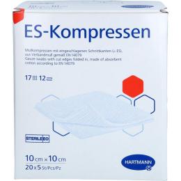 ES-KOMPRESSEN steril 10x10 cm Großpackung 100 St.