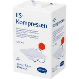 ES-KOMPRESSEN unsteril 10x12,5 cm 16fach 100 St.