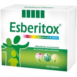 Esberitox bei Erkältungskrankheiten ab 4 Jahre 180 St Tabletten
