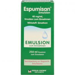 ESPUMISAN Emulsion f. bildgebende Diagnostik 250 ml