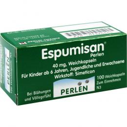 Ein aktuelles Angebot für Espumisan Perlen 100 St Weichkapseln Blähungen & Krämpfe - jetzt kaufen, Marke Berlin-Chemie AG.