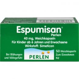ESPUMISAN Perlen 40 mg Weichkapseln 50 St.