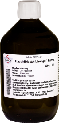 ETHACRIDINLACTAT-Lsung 0,1% 500 g