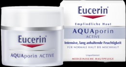 EUCERIN AQUAporin Active Creme norm.bis Mischhaut 50 ml