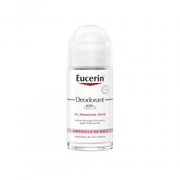 Eucerin Deodorant Roll-on Empfindliche Haut 48h 0% Aluminium 50 ml Flüssigkeit