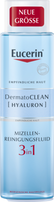 EUCERIN DermatoCLEAN Hyal.Miz.Reinigungsfluid 3in1 400 ml