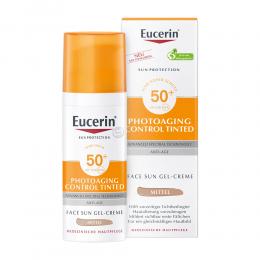 Eucerin Photoaging Control Face Sun CC Creme getönt LSF 50+ mittel 50 ml Creme