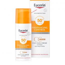 EUCERIN Sun CC Creme getönt mittel LSF 50+ 50 ml