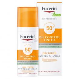 EUCERIN Sun Oil Control tinted Creme LSF 50+ hell 50 ml Creme
