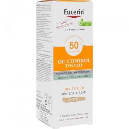 EUCERIN Sun Oil Control tinted Creme LSF 50+ mitt. 50 ml