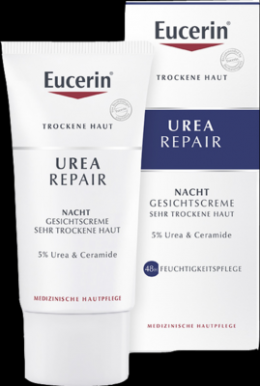 EUCERIN UreaRepair Gesichtscreme 5% Nacht 50 ml