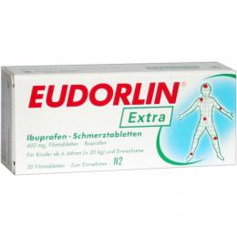 Eudorlin extra Ibuprofen-Schmerztabletten 20 St Filmtabletten