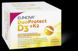 EUNOVA DuoProtect D3+K2 1000 I.E./80 g Kapseln 20,9 g