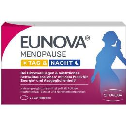 EUNOVA Menopause Tag & Nacht Tabletten 60 St.