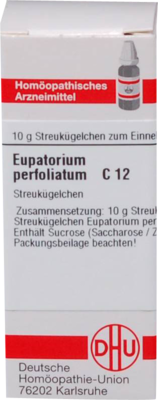 EUPATORIUM PERFOLIATUM C 12 Globuli 10 g