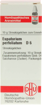 EUPATORIUM PERFOLIATUM D 6 Globuli 10 g