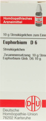 EUPHORBIUM D 6 Globuli 10 g