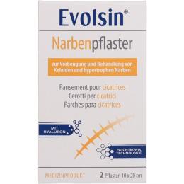 EVOLSIN Narbenpflaster mit Hyaluron 10x20 cm 2 St.