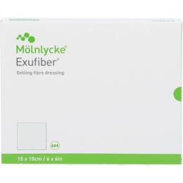 EXUFIBER 15x15 cm Gel-Faserverband 10 St.