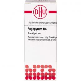 FAGOPYRUM D 6 Globuli 10 g