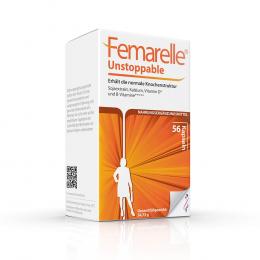Ein aktuelles Angebot für FEMARELLE Unstoppable DT56a & Kalzium & Vit.D Kps. 56 St Kapseln Frauengesundheit - jetzt kaufen, Marke Theramex Ireland Ltd..