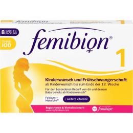 FEMIBION 1 Kinderwunsch+Frühschwangers.o.Jod Tabl. 60 St. (36,5 g)