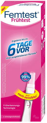 FEMTEST Frühtest 6 Tage vor 1 St